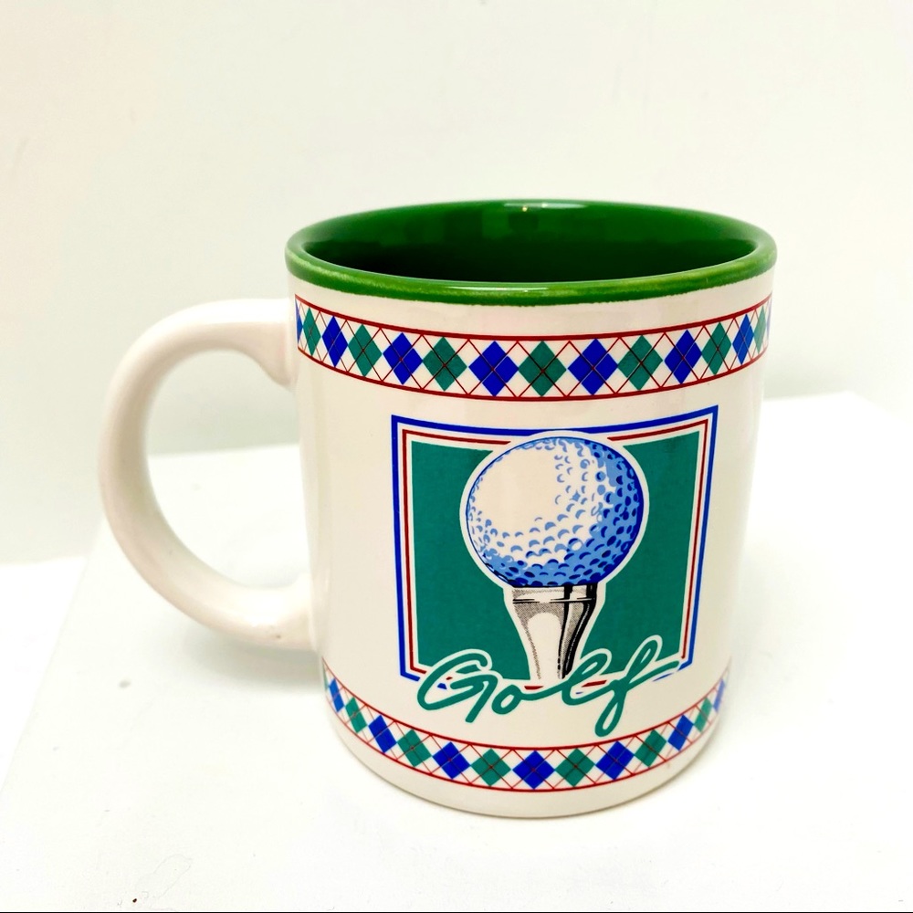 Golf Mug Coffee Cup Novelty Gift Collectible Kay Dee Designs Active Sports 8oz